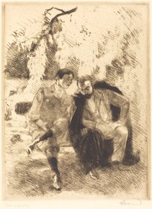 コンフィデンス、1900年。 作： Paul Albert Besnard