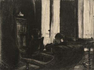 親密さ 親密さ、1889年。 作： Paul Albert Besnard