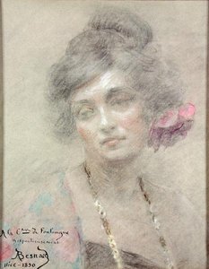 ある女性の肖像 作： Paul Albert Besnard