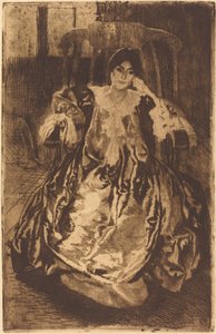 シルクガウン シルクガウン、1887年。 作： Paul Albert Besnard