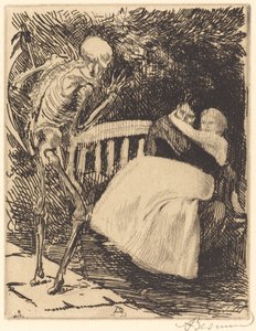 警告 警告、1900 年。 作： Paul Albert Besnard