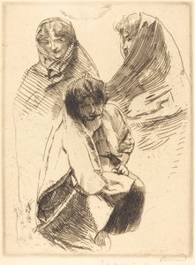 ベールをかぶった 3 人の女性 ベールをかぶった 3 人の女性、1899 年。 作： Paul Albert Besnard
