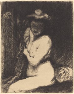彼女のトワレ ラ トワレの女性、1905 年。 作： Paul Albert Besnard