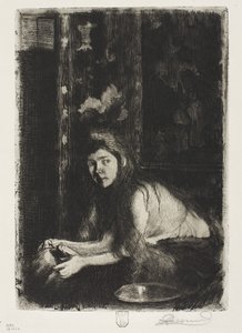 花瓶の女1894 作： Paul Albert Besnard