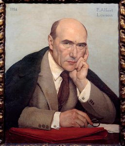 フランスの作家アンドレ・ジッド（1869-1951）の肖像