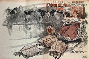 フランス政府の風刺画（「L