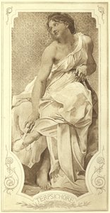 テルプシコア、合唱のミューズ（グラビア） 作： Paul Baudry
