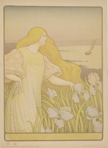 虹彩 あやめの間の女の子 作： Paul Berthon