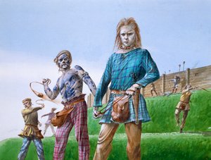 鉄器時代の部族、紀元前5世紀、1990～2010年頃 作： Paul Birkbeck