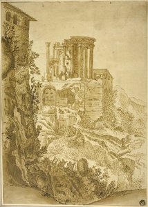 ヴェスタ神殿、チボリ 作： Paul Bril