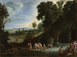 ダイアナとカリスト、1620年代 作： Paul Brill