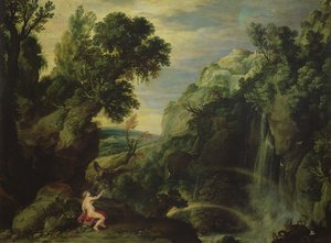 ヘベと木星の鷲、1610 作： Paul Bril