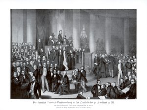 ドイツ国民議会、フランクフルト、1900 年。 作： Paul Burde