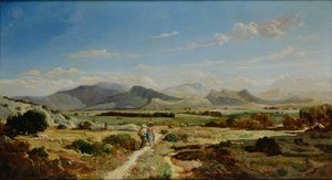 アロッシュ近くの丘、1862年 作： Paul Camille Guigou