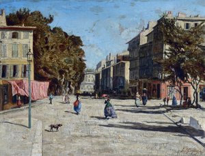 ラ・カヌビエール、メイアンの同盟国の眺め 作： Paul Camille Guigou