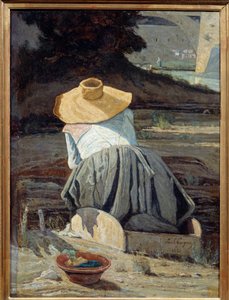 ラバンディエールポール・カミーユ・ギグー（1834-1871）の絵画