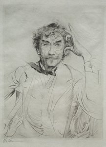 ジェームズ・マクニール・ウィスラー 作： Paul Cesar Helleu