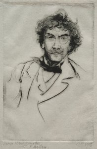 ジェームズマクニールウィスラー、1903年。 作： Paul Cesar Helleu