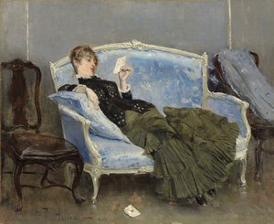 手紙、1880年。 作： Paul Cesar Helleu