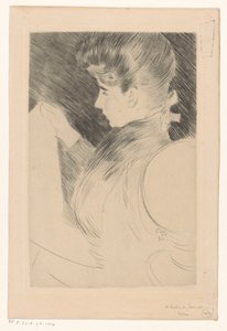 読む女性 作： Paul Cesar Helleu