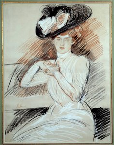 マダム・ヘレウドローイング ポール・ヘレウ（1859-1927） 20世紀バイヨンヌ、ボナール美術館