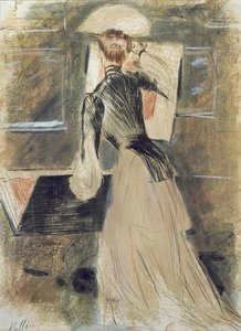 マドレーヌカリエ 作： Paul Cesar Helleu