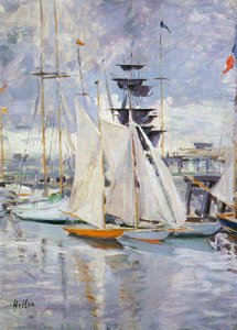ハーバー、ドーヴィル、ノルマンディー、1912 作： Paul Cesar Helleu
