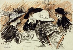 Vos Chapeux：1913年ニューヨークのリッツでの女性