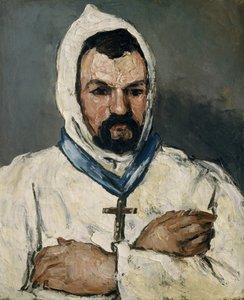 修道士としての芸術家の叔父、アントワーヌ・ドミニク・ソヴール・オーベール 作： Paul Cézanne