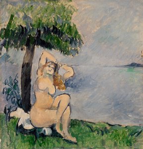 海辺の水浴 作： Paul Cézanne