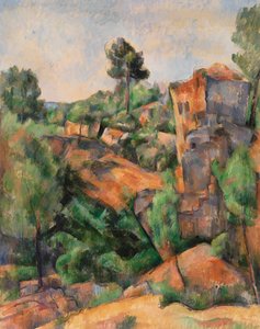ドリンク採石場、1895年頃（キャンバスに油彩） 作： Paul Cézanne