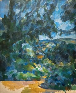 青い風景 作： Paul Cézanne