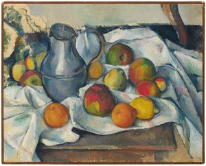 やかんと果物 作： Paul Cézanne