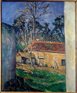 オーヴェールの農園 ポール・セザンヌ（1839-1906）の絵画 1879年 日 0.65x0.54 m パリ、オルセー美術館 作： Paul Cézanne