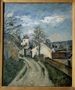 オーヴェールのガシェ医師の家。絵画 ポール・セザンヌ(1839-1906) 作： Paul Cézanne