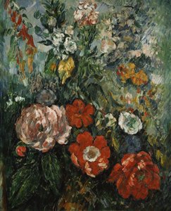 花、1879年頃（キャンバスに油彩） 作： Paul Cézanne