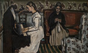 ピアノの少女 (「タンホイザー」序曲) 作： Paul Cézanne