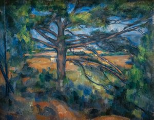 エクス近くのグレート パイン 作： Paul Cézanne