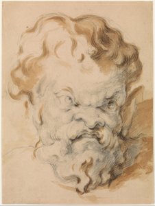 シーレーノスの頭 作： Paul Cézanne