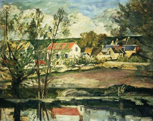 オワーズの谷で;オワーズバレーで 作： Paul Cézanne