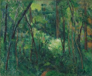 森の内部 作： Paul Cézanne