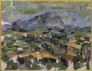 サント・ヴィクトワール山 作： ポール・セザンヌ