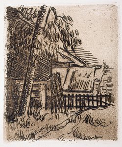 Landscape At Auvers, Farm Entrance On The Rue St. Remy (etching)   1450767   ja       japanese Successfully Translated  Original: Theodore Galle/ Theodorvs Galle/ Calcographvs Antverpiae Translat: Theodore Galle/ Theodorvs Galle/ Calcographvs Antverpiae 14 作： Paul Cézanne