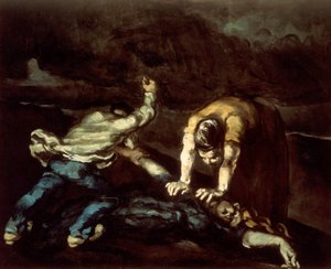 殺人 作： Paul Cézanne