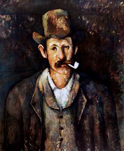 ポール・セザンヌ「パイプを持つ男」 作： Paul Cézanne