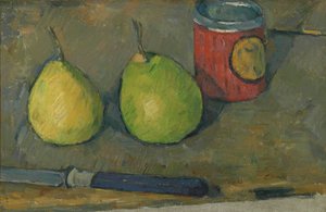梨とナイフ 作： Paul Cézanne