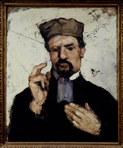 ローヤルマンのドミニクおじさんの肖像 ポール・セザンヌ（1839-1906）の絵 1866 Sun.0,65x0,54 m パリ、オルセー美術館 作： Paul Cézanne