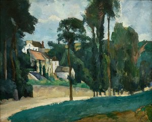 ポントワーズの道路 (クロ・デ・マチュラン) 作： Paul Cézanne