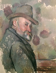 自画像 作： Paul Cézanne