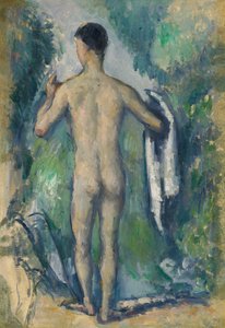 立ち湯 後ろ姿 作： Paul Cézanne